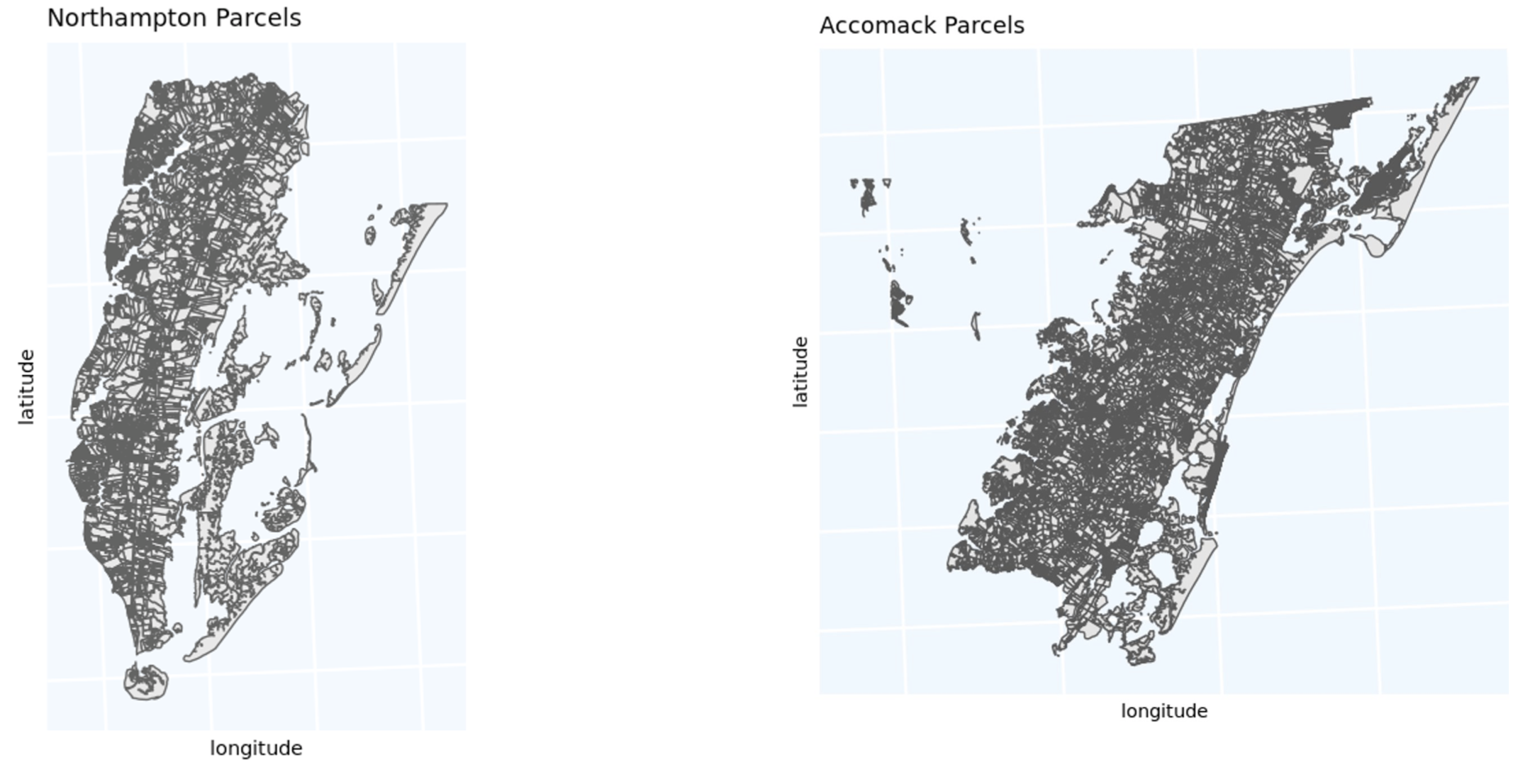 Eastern Shore of Virginia Parcel Plot